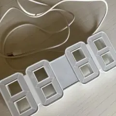 IKEA NOLLÄTTA ホワイト置時計