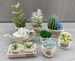453 ミニチュアフラワー 8点セット エコクラフト ハンドメイド