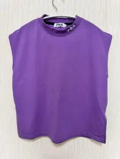 FILA 紫色 ノースリーブ Tシャツ M