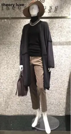 【theory luxe】ダブルフェイスニットコーディガン
