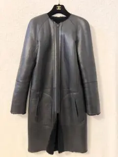 希少 CÉLINE セリーヌ フィービー期 リバーシブルコート 34