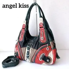 【美品】y2k✨　angel kiss トートバッグ　ショルダー　2WAY