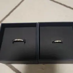 DANIEL WELLINGTON シルバーリング ペアセット