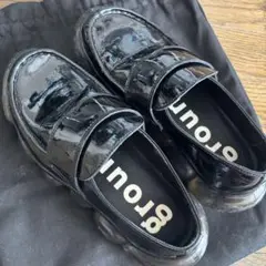 【おれさん専用】grounds 26 JEWELRY LOAFER 黒 grounds JEWELRY LOAFER BLACK BLUE （グラウンズ ジュエリー