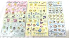 新品　セリア　ポケモン　Pokémon プチプチシール　5点　シール