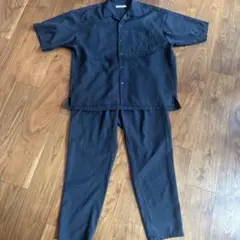 jnrd junred tokyo ダークブルー セットアップ 古着　ほつれ有り