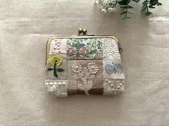 ミナペルホネン　がま口　コインケース　ポーチ