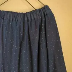 パラスパレス★インディゴガーゼフレアースカート新品未使用