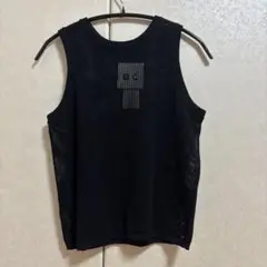 新品UNIQLO C メッシュクルーネックノースリーブ 黒　Mサイズ