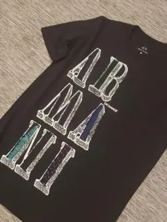 A/X　アルマーニエクスチェンジ　半袖Tシャツ　Mサイズ　ブラック