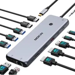 MOKIN USBハブ 4K対応 HDMI2つ