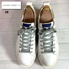 ゴールデングース■レザースニーカー✨GGDB 厚底 プラットフォーム グリッター