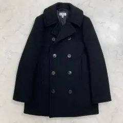 HYKE メルトンウールPコート 2