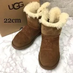 UGG アグ ムートンブーツ ボア リボン 22