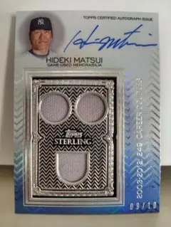 【10枚限定】2021 Topps 松井 秀喜選手レリックサインカード