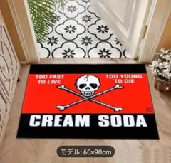 CREAM SODA バスマット 60×90cm　１点限りリピート無しです、