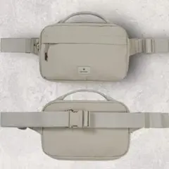 限定 新品未使用 スノーピークショルダー ボディバッグ キャンプ イエローグレー