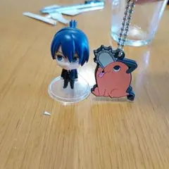 早川アキのガチャガチャとポチ太のキーホルダー チェンソーマン