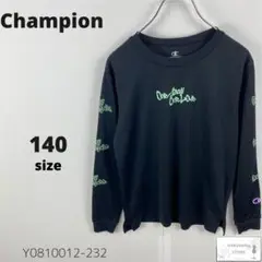 訳あり Champion チャンピオン バスケ 長袖Tシャツ 練習着 140 黒