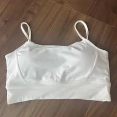 ホワイト　ヨガウエアMサイズ