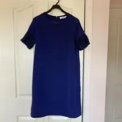BDG ネイビー レース袖 ワンピース