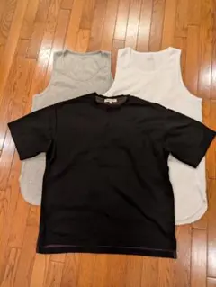 グローバルワーク　タンクトップx2枚 Tシャツ1枚 3点セット