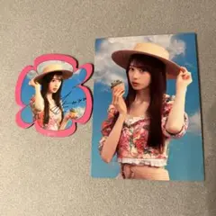 乃木坂46 マグネットシート　トレーディングカード 矢田萌華