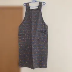 エプロン　ゾウの柄