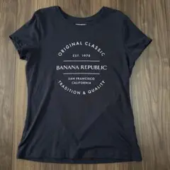 BANANA REPUBLIC ネイビー Tシャツ