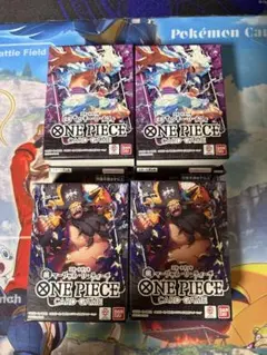 スタートデッキ　4個　未開封品　ルフィ、ティーチ ワンピースカードゲーム