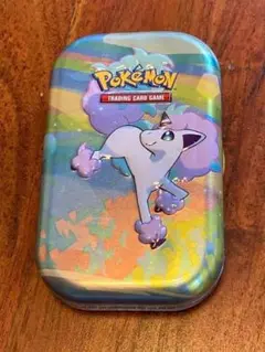 海外限定 ポケモン ガラル ポニータ ミニ 缶