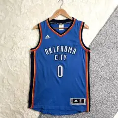 adidas　NBA　オクラホマシティ・サンダー　ウェストブルック　ゲームシャツ