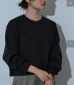 【完売】コロニー2139 クロップドビッグスウェット ブラック　長袖　スウェット