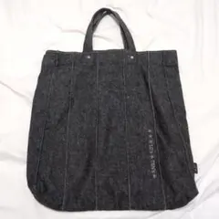 10's TEN's ダークグレー トートバッグ　資料バッグ