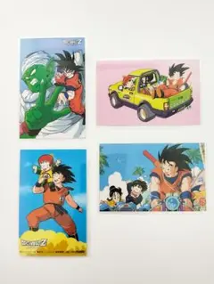 DRAGONBALL ラミネートカード 4枚セット カセットインデックス/03