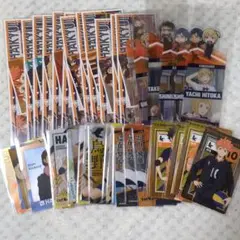 烏野高校　ロングステッカー　クリアカード　ブックマーク　まとめ売り