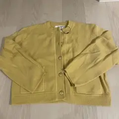 MOUSSY イエローカーディガン FREE
