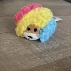 アフロ犬　ぷちもちぺったん　てのりぬいぐるみ