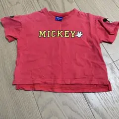Disney Mickey Tシャツ 90サイズ 赤
