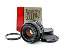 超美品 CANON NEW FD 50mm f1.8 元箱付 レンズ Y420T