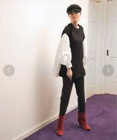 AVIE ボリュームスリーブ切替プルオーバー