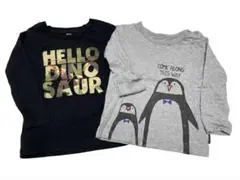 男の子　長袖Tシャツ2枚　90