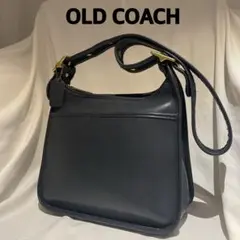 レアなネイビー❗️ オールドコーチ 90年代ビンテージ ショルダーバッグ
