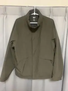 UNIQLO ウィンドプルーフスタンドブルゾン　ダークブラウン M