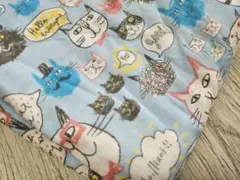 SALE✨【廃番】カワグチミヤコさん ダブルガーゼ 猫柄