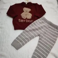 アプレレクール tiny bear モコモコパジャマ 90 タグ付き新品