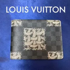 美品 LOUIS VUITTON × NEMETH ダミエグラフィット 折り財布