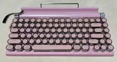 Taiahiro ML-981 キーボード タイプライター ピンク 青軸