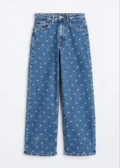 H&M ワイドフィットデニム ガールズ 140