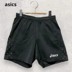asics アシックス ハーフパンツ ブラック ドット キッズ 130 3604